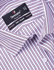 Stripe Navy Classic Fit Shirt FS2743-1RF-15