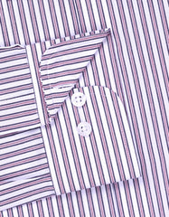 Stripe Navy Tailored Smart Fit Shirt FS2743-1SF-15.5