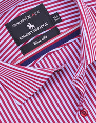 Stripe Maroon/Sky Classic Fit Shirt FS2744-1RF-15