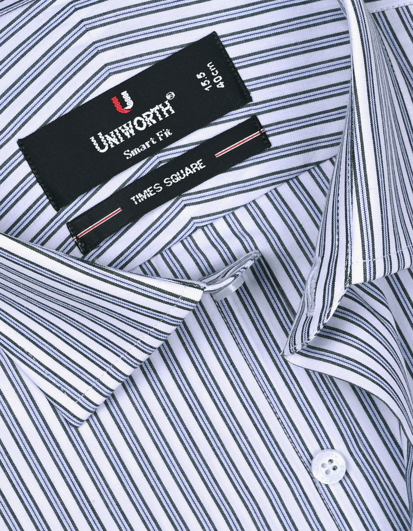 Stripe D Green Tailored Smart Fit Shirt FS2745-2SF-15