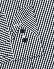 Check White/Black Tailored Smart Fit Shirt FS2746-1SF-15.5