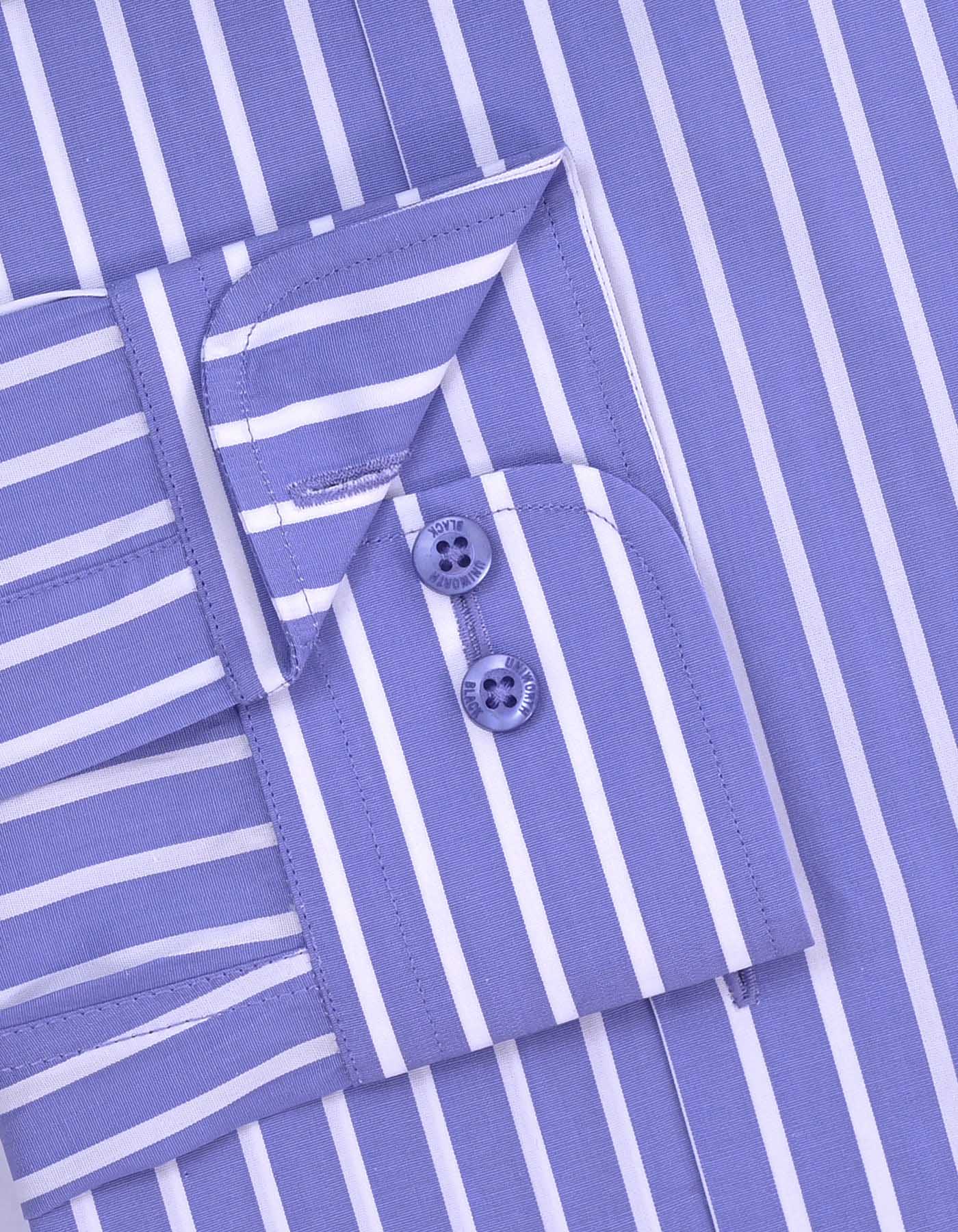 Stripe White/Sky Tailored Smart Fit Shirt FS2746-2SF-15.5