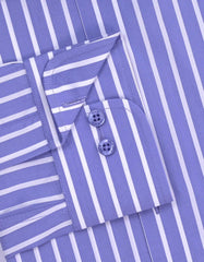 Stripe White/Sky Tailored Smart Fit Shirt FS2746-2SF-15.5