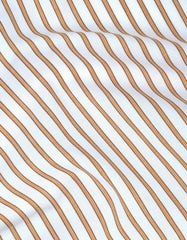 Stripe Mustard Classic Fit Shirt FS2746-3RF-16