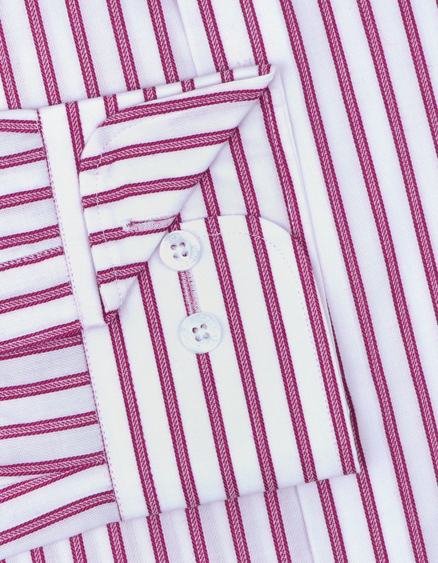 Stripe Maroon Classic Fit Shirt FS2747-2RF-15.5