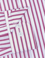 Stripe Maroon Classic Fit Shirt FS2747-2RF-15.5