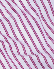 Stripe Maroon Classic Fit Shirt FS2747-2RF-16