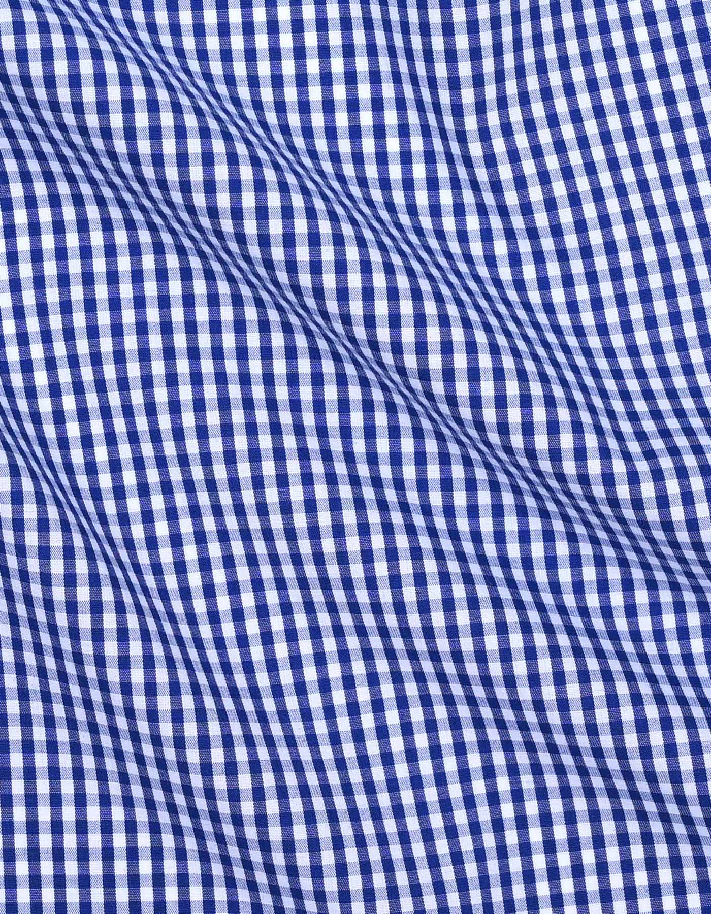Check White/Blue Classic Fit Shirt FS2748-1RF-16
