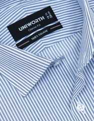 Stripe Navy Classic Fit Shirt FS2751-1RF-15
