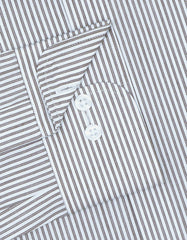 Stripe D Brown Tailored Smart Fit Shirt FS2752SF-15.5