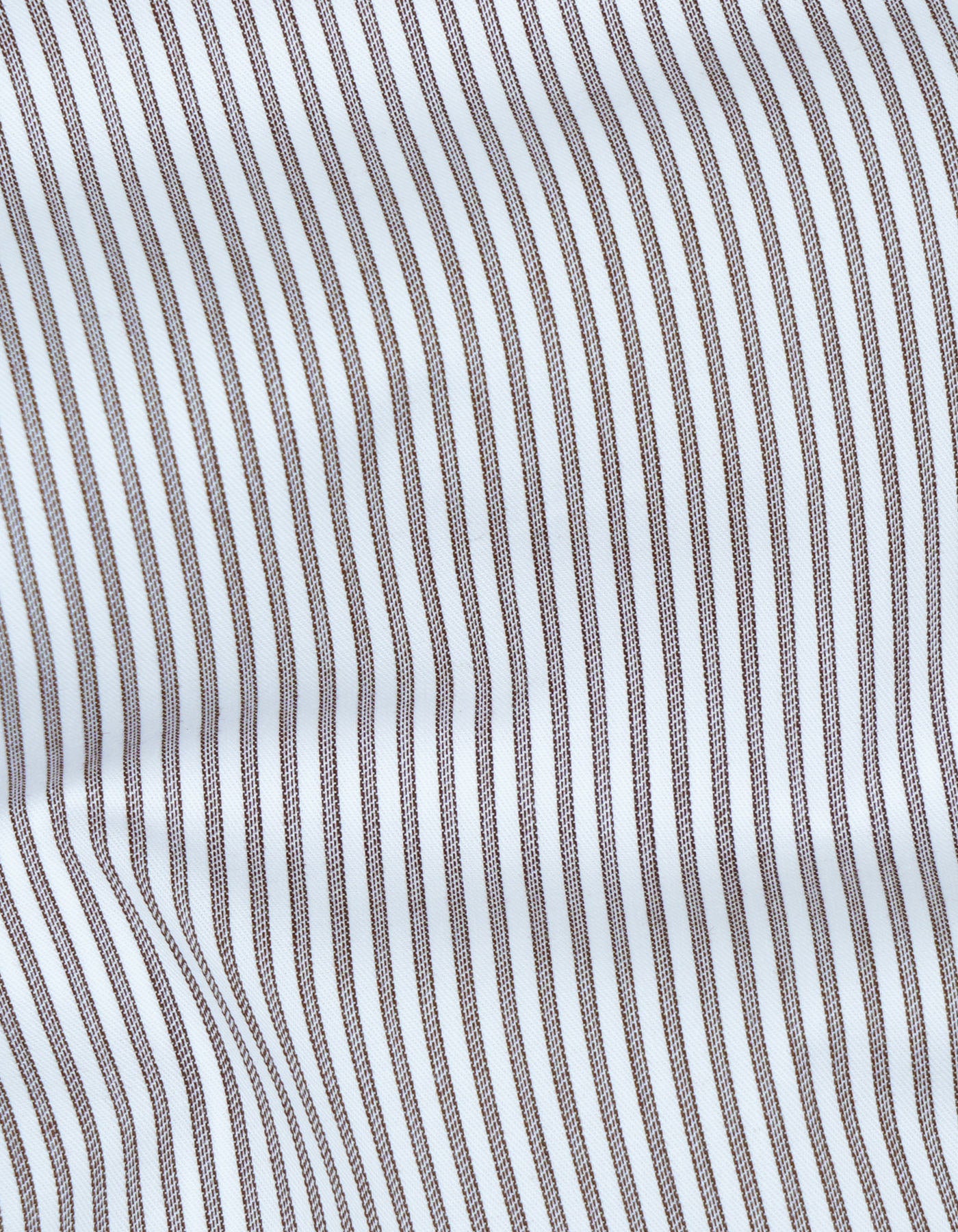 Stripe D Brown Tailored Smart Fit Shirt FS2752SF-16