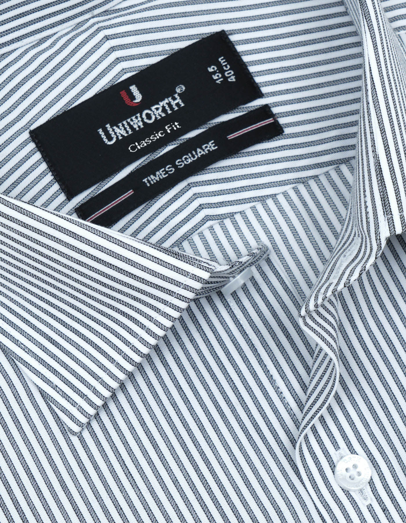 Stripe D Grey Classic Fit Shirt FS2754RF-15
