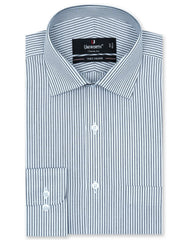 Stripe D Grey Classic Fit Shirt FS2754RF-14.5