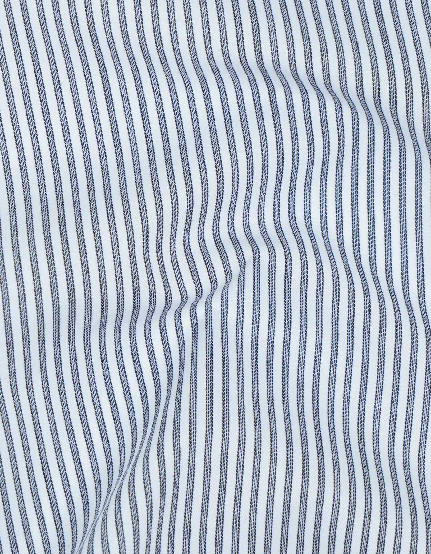 Stripe D Grey Tailored Smart Fit Shirt FS2754SF-16
