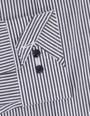 Stripe White/Black Classic Fit Shirt FS2756RF-15.5