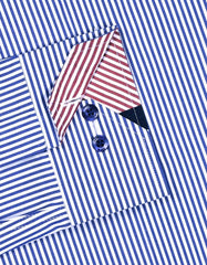 Stripe Blue Tailored Smart Fit Shirt FS2760-1SF-15.5