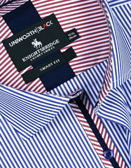 Stripe Blue Tailored Smart Fit Shirt FS2760-1SF-15