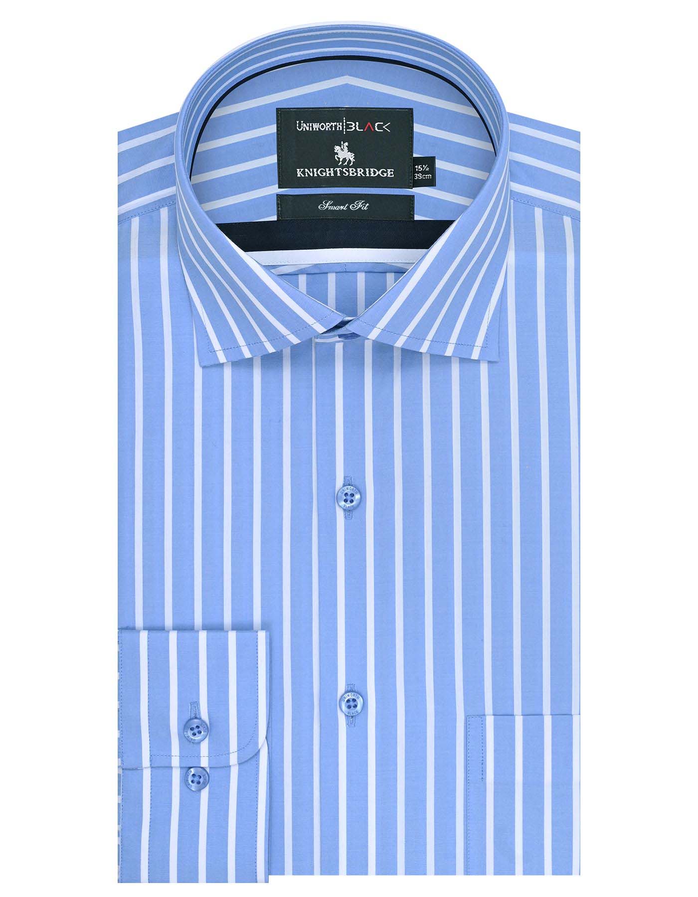 Stripe Sky Tailored Smart Fit Shirt FS2764SF-14.5
