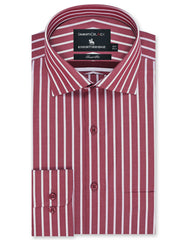 Stripe Red Tailored Smart Fit Shirt FS2765-1SF-14.5