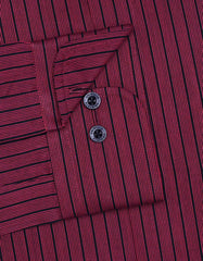 Stripe Red Tailored Smart Fit Shirt FS2768-2SF-15.5