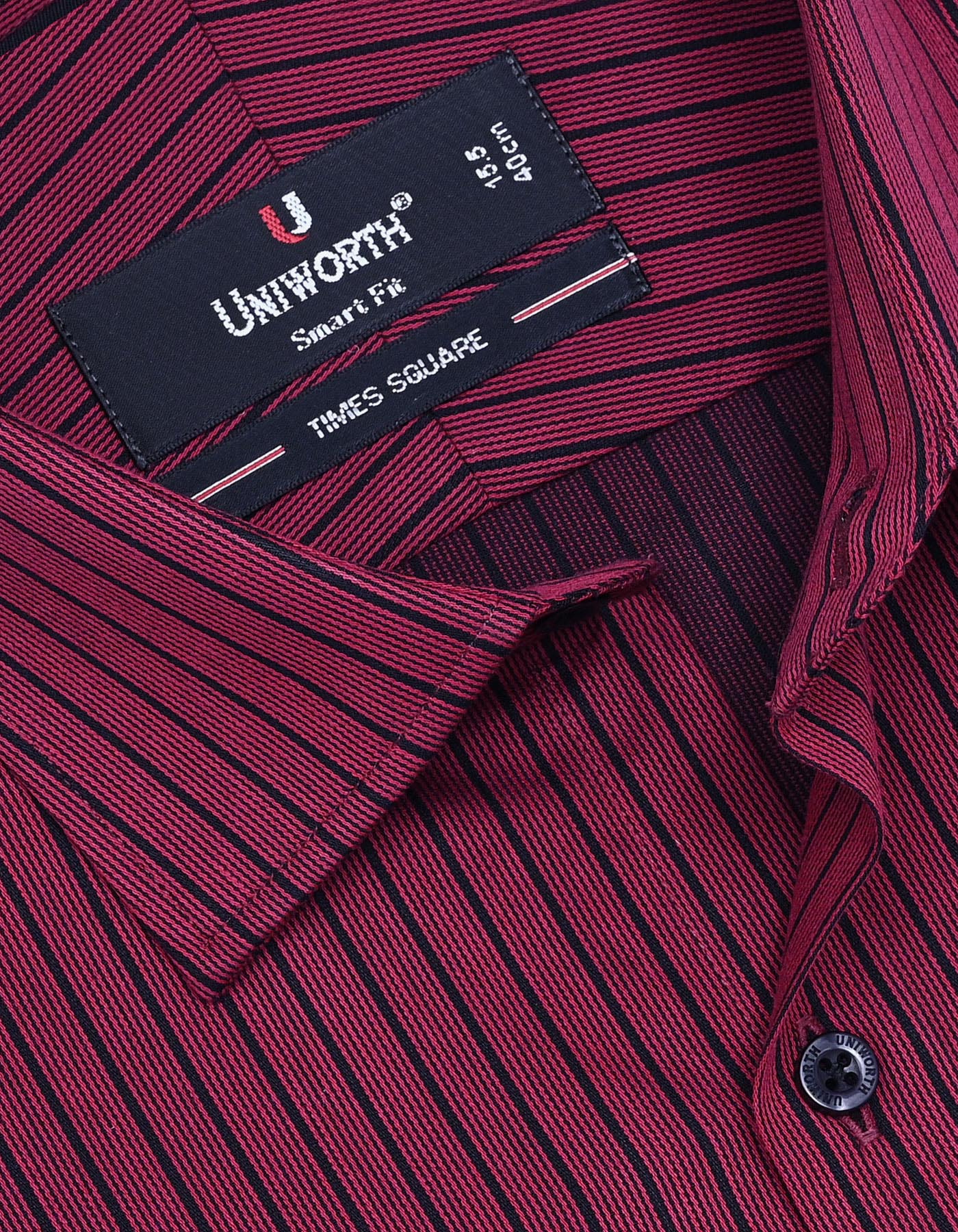 Stripe Red Tailored Smart Fit Shirt FS2768-2SF-15