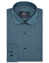 Stripe Sea Green Classic Fit Shirt FS2769-2RF-14.5