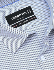 Stripe Black Tailored Smart Fit Shirt FS2771-1SF-15