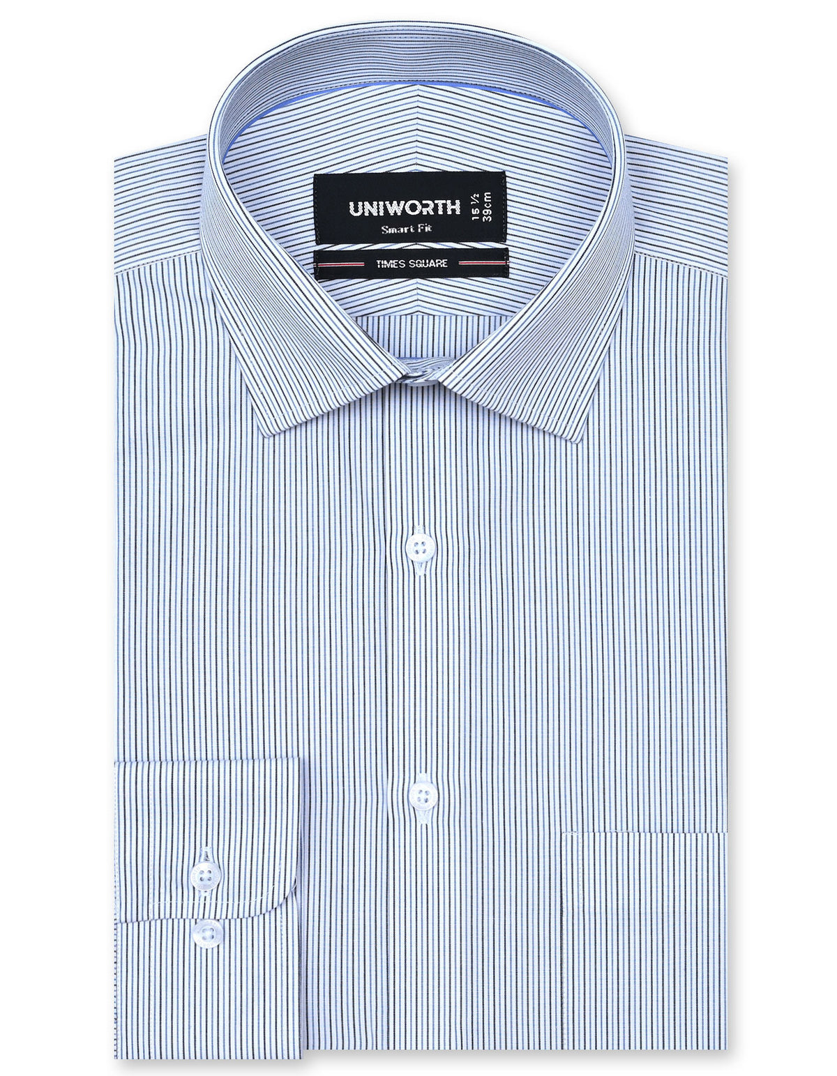 Stripe Black Tailored Smart Fit Shirt FS2771-1SF-14.5