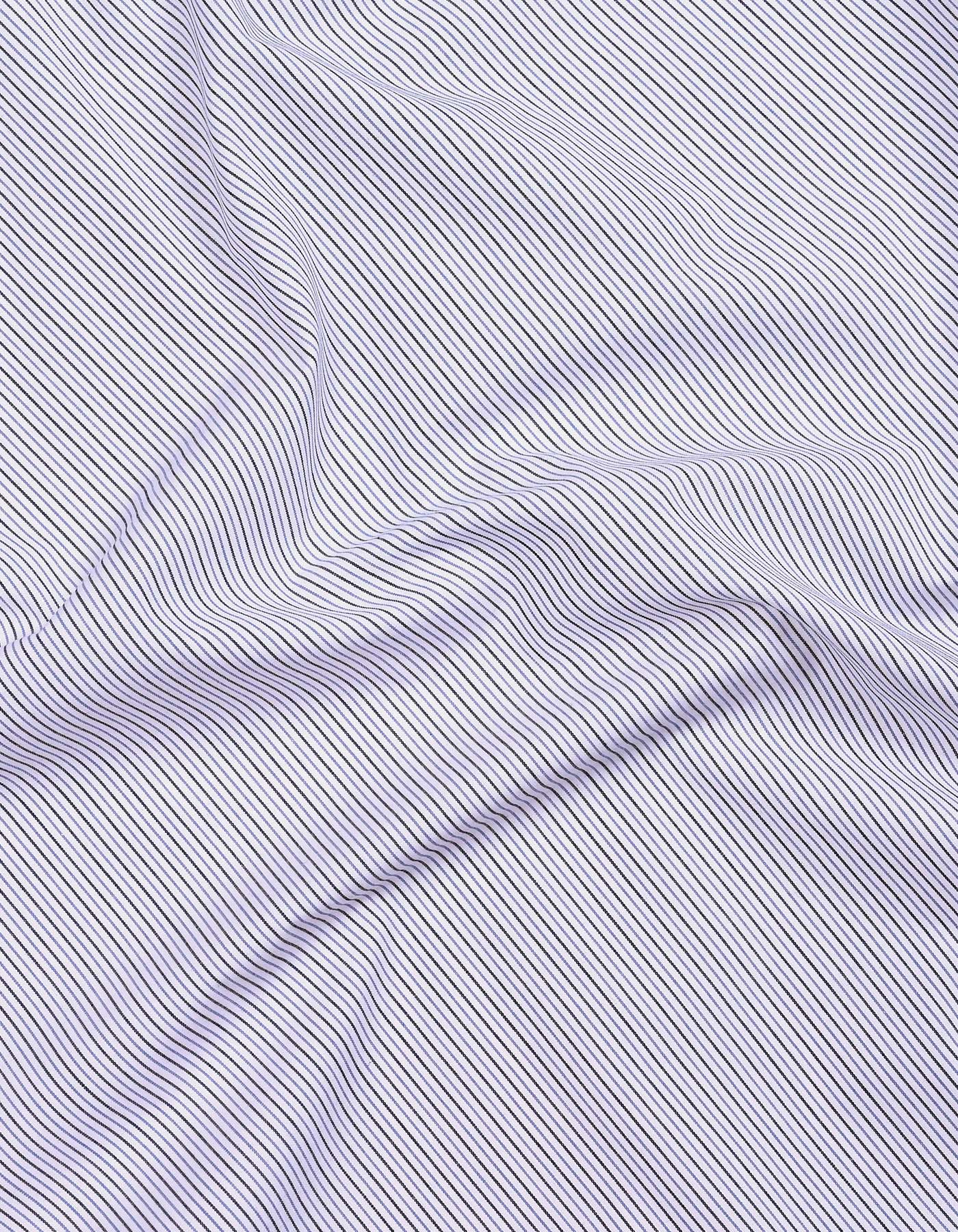 Stripe Black Classic Fit Shirt FS2771-2RF-16