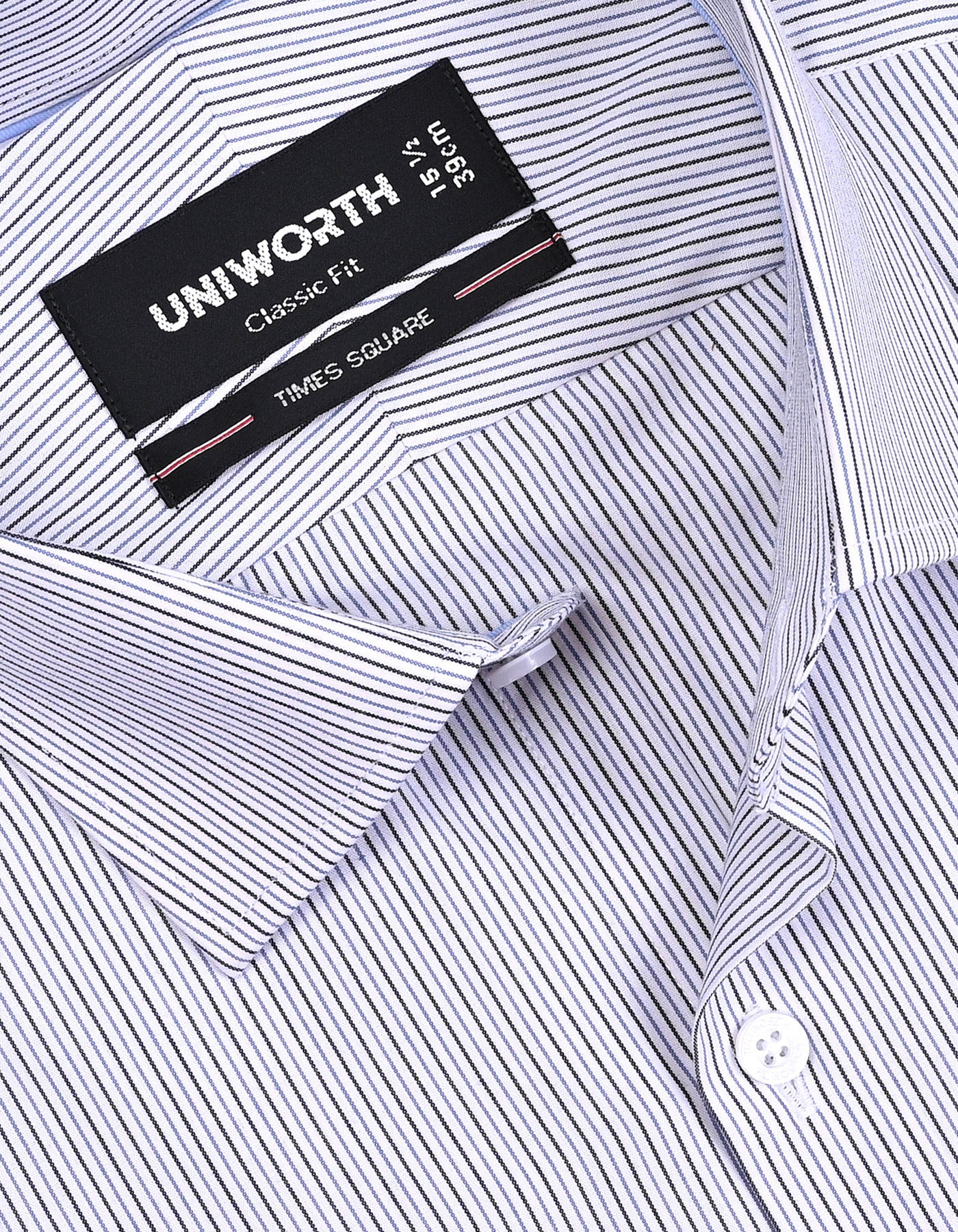 Stripe Black Classic Fit Shirt FS2771-2RF-15