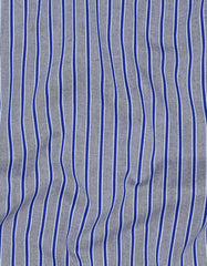 Stripe Royal Blue Smart Fit Shirt FS2774-1SF-16