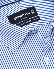 Stripe Blue Classic Fit Shirt FS2779-3RF-15