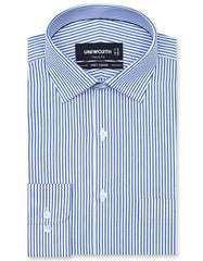 Stripe Blue Classic Fit Shirt FS2779-3RF-14.5