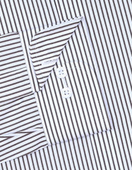 Stripe Brown Tailored Smart Fit Shirt FS2781-2SF-15.5