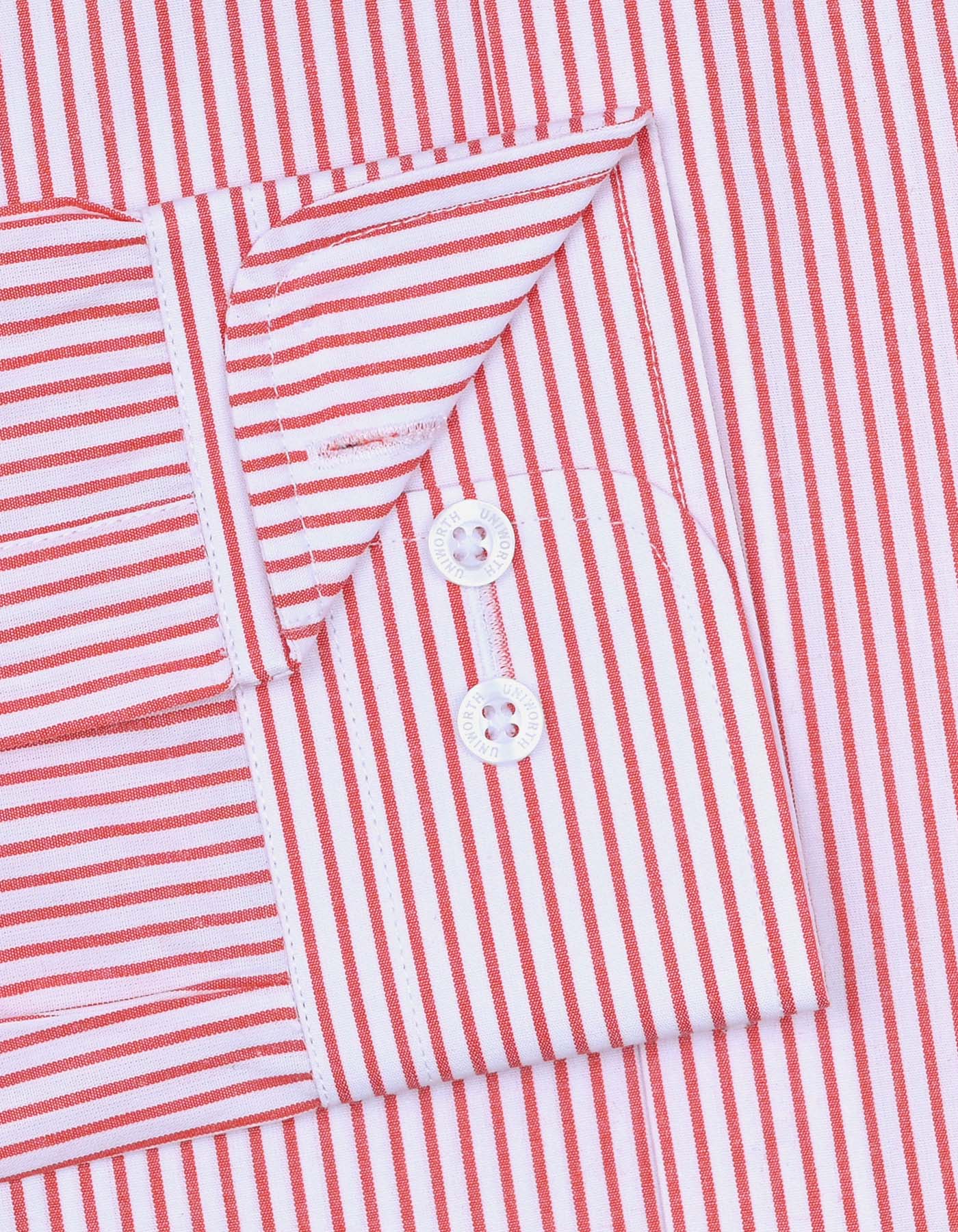 Stripe Orange Classic Fit Shirt FS2783-2RF-15.5