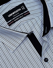 Stripe Charcoal Classic Fit Shirt FS2785-2RF-15