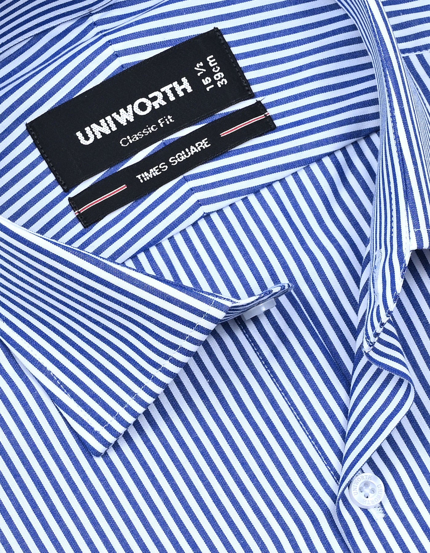 Stripe Navy Classic Fit Shirt FS2790-1RF-15