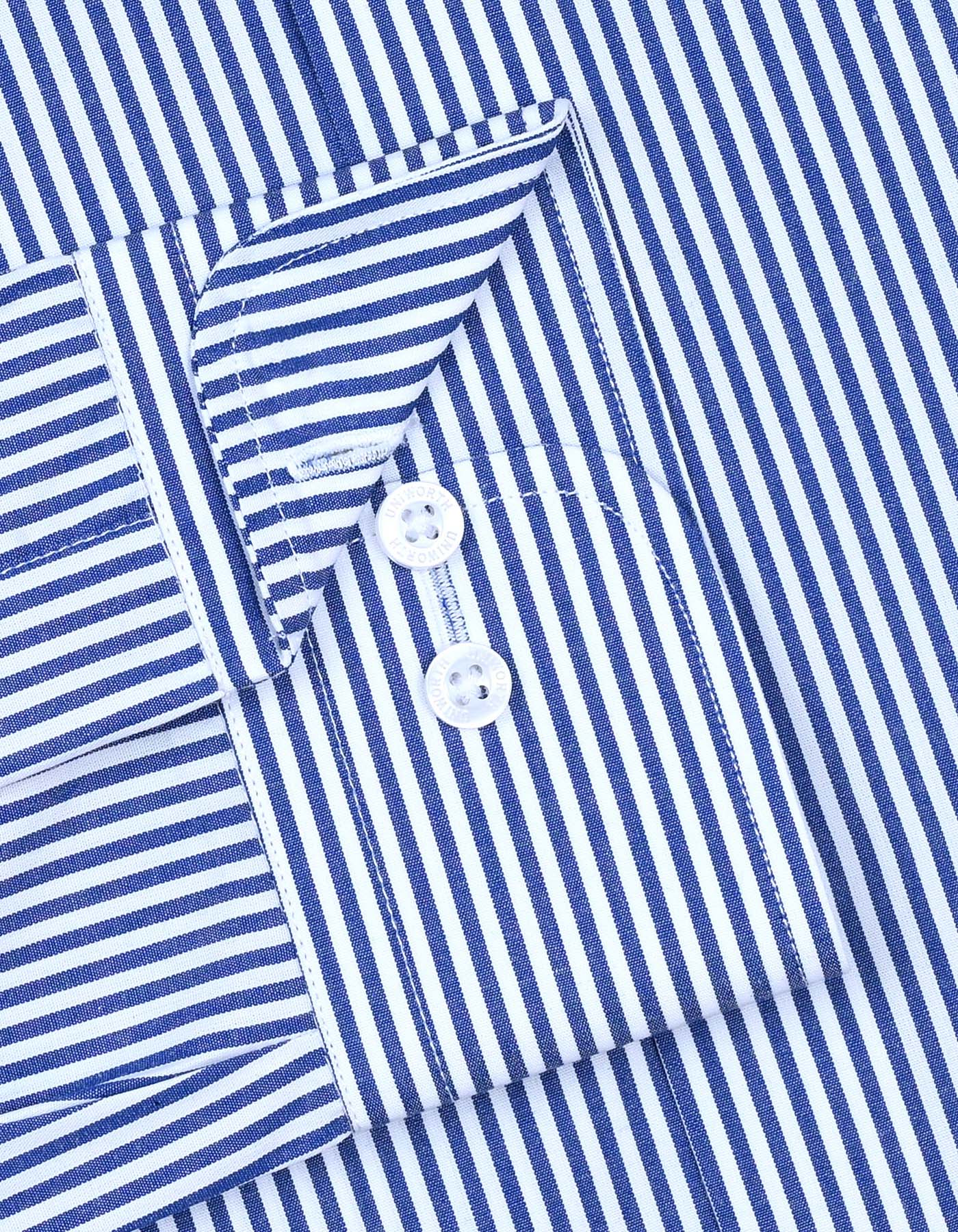 Stripe Navy Tailored Smart Fit Shirt FS2790-1SF-15.5