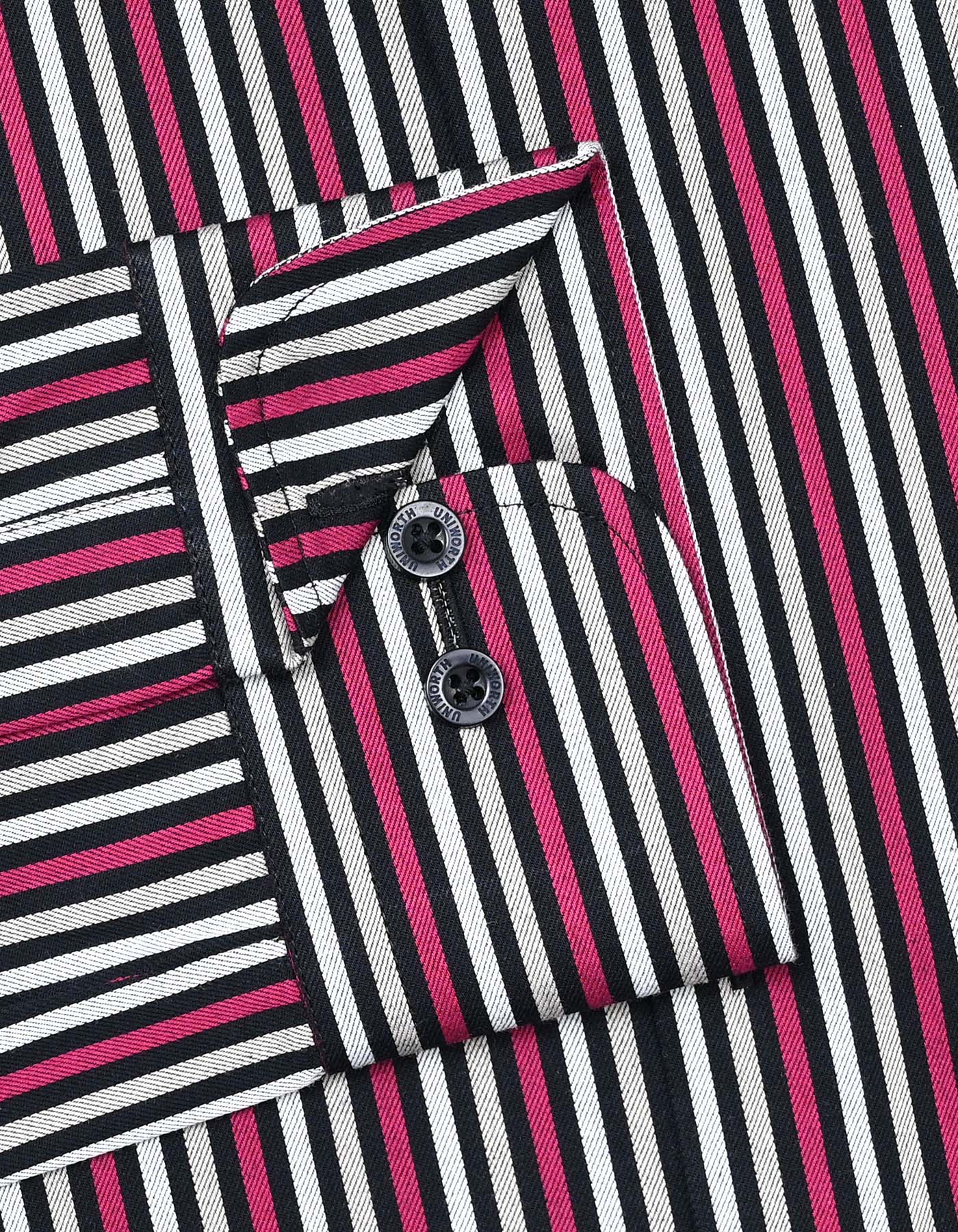 Stripe Pink Classic Fit Shirt FS2794RF-15.5