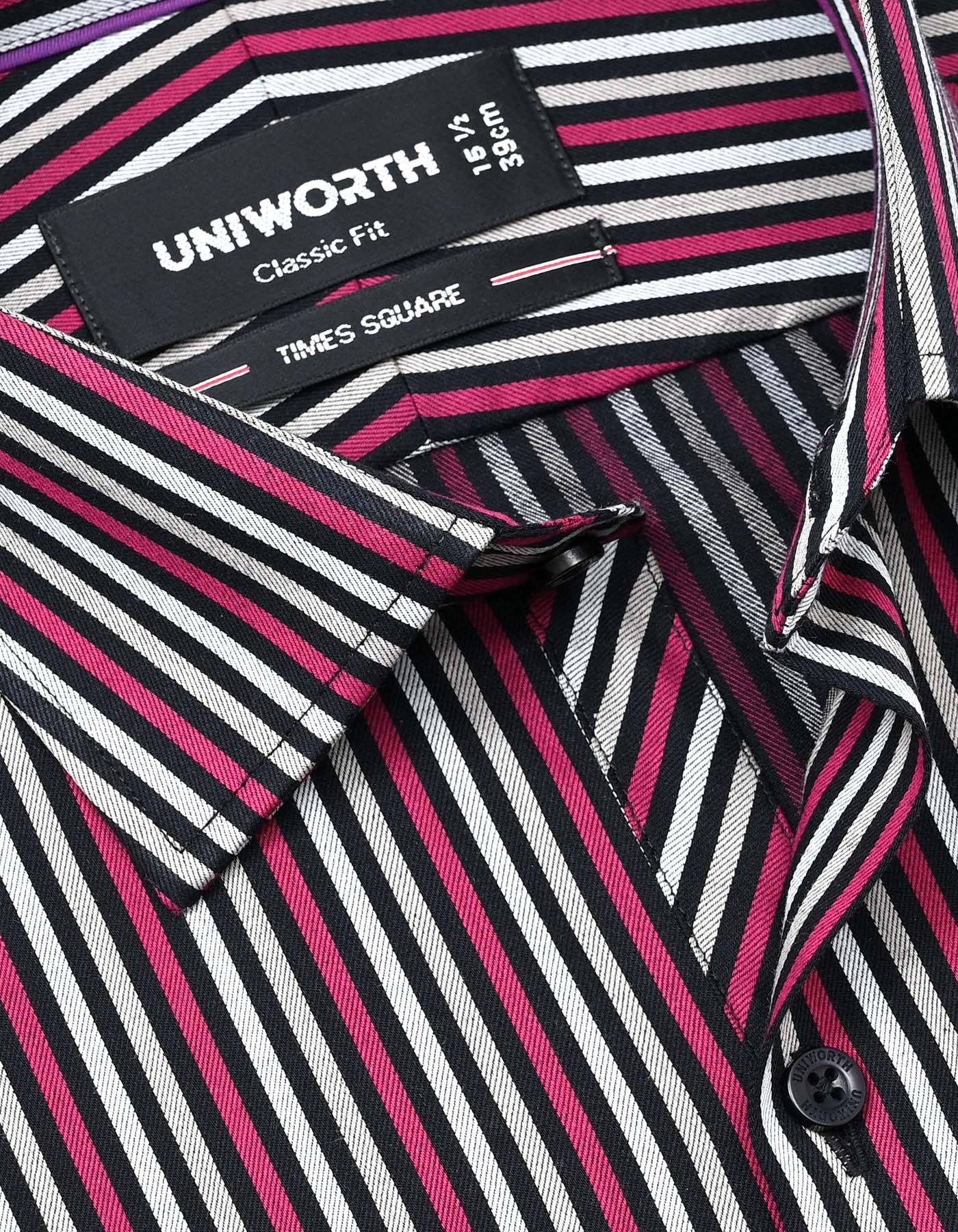 Stripe Pink Classic Fit Shirt FS2794RF-15