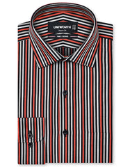 Stripe Orange Tailored Smart Fit Shirt FS2795SF-14.5
