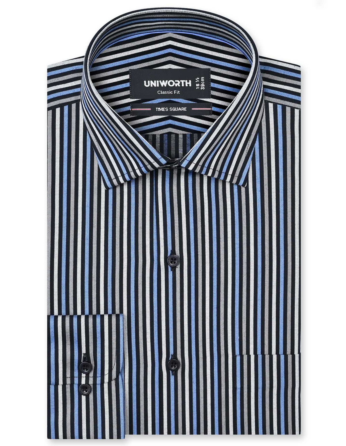 Stripe Sky Classic Fit Shirt FS2796RF-14.5