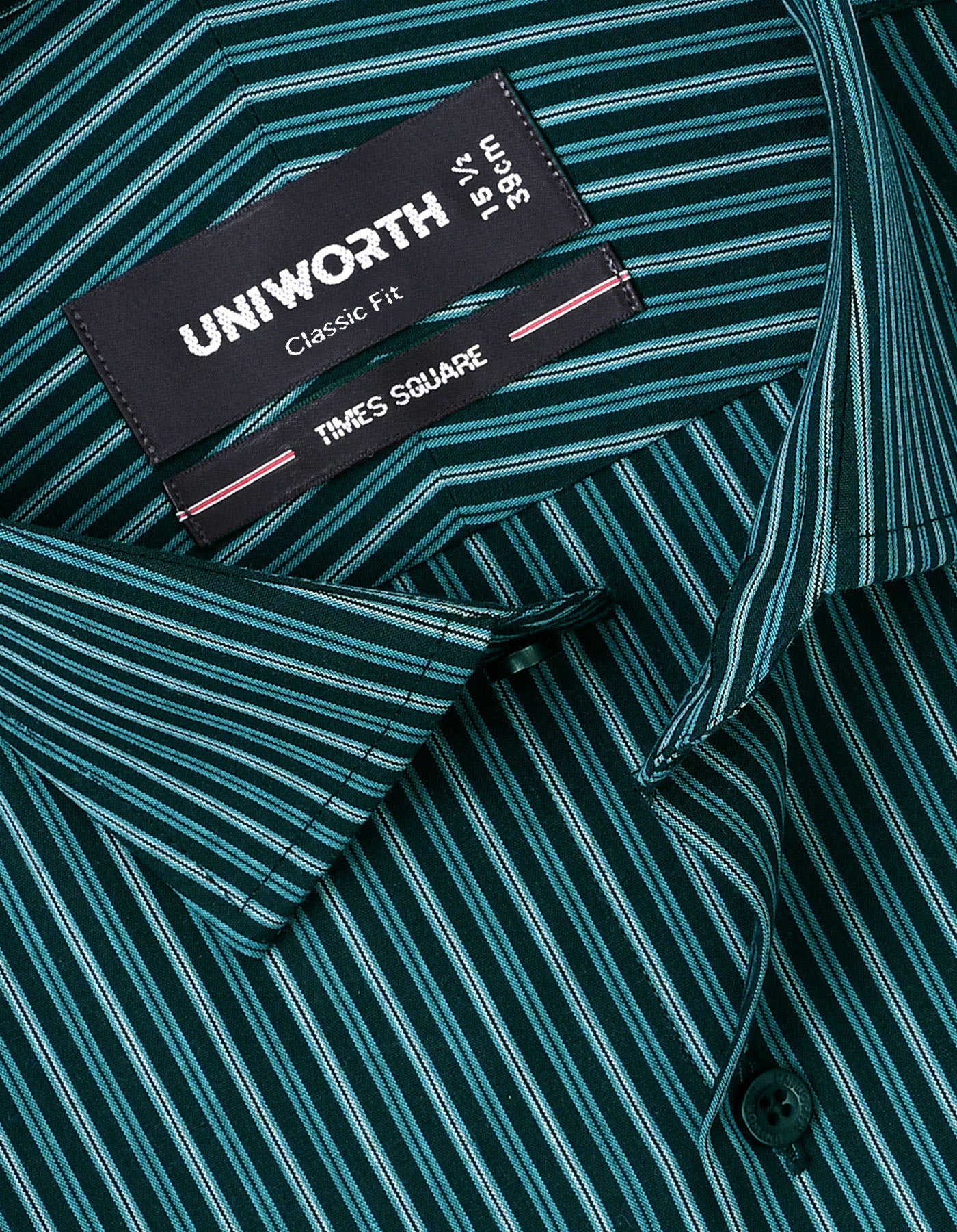 Stripe Teal Classic Fit Shirt FS2798RF-15