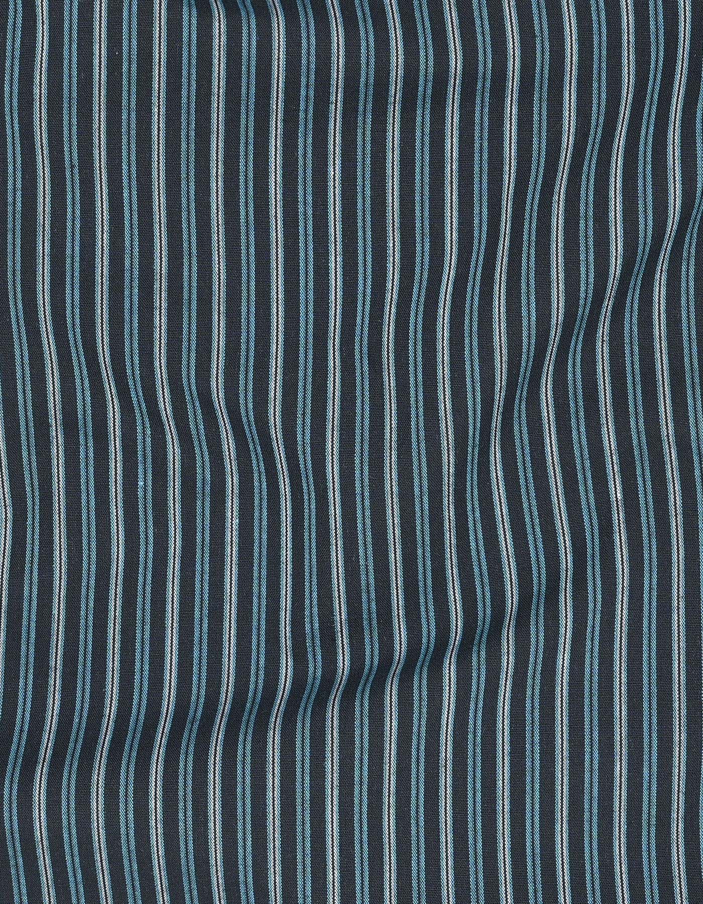 Stripe Teal Classic Fit Shirt FS2798RH-16