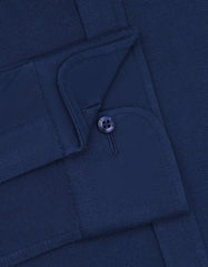 Plain Navy Tailored Smart Fit Shirt FS27SF-16