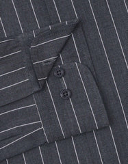 Stripe Charcoal Classic Fit Shirt FS2817RF-15.5