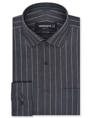 Stripe Charcoal Tailored Smart Fit Shirt FS2817SF-14.5