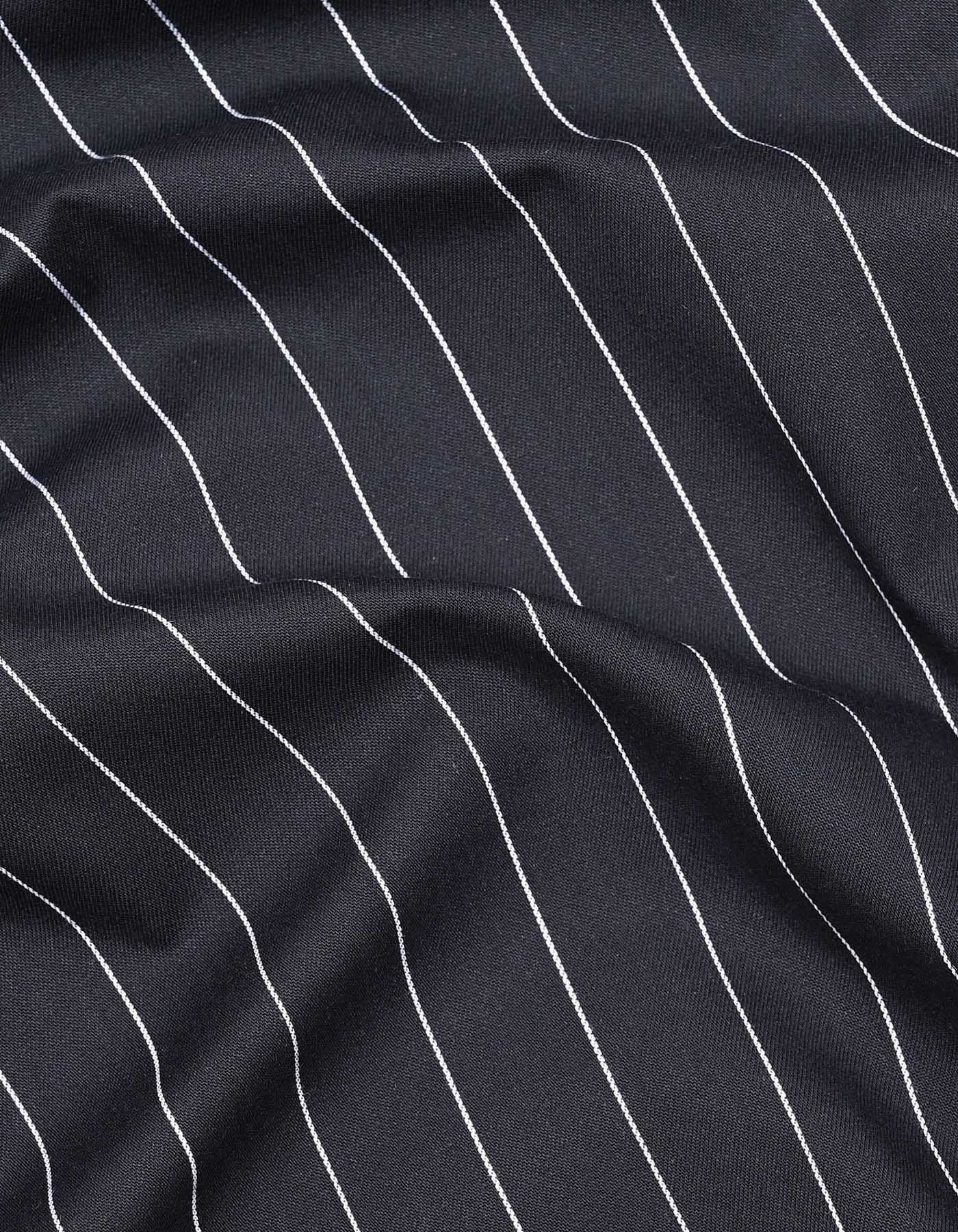 Stripe Black Classic Fit Shirt FS2818RF-16