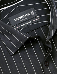 Stripe Black Smart Fit Shirt FS2818SH-15