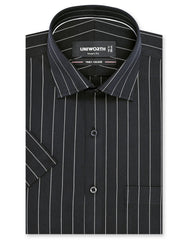 Stripe Black Smart Fit Shirt FS2818SH-14.5